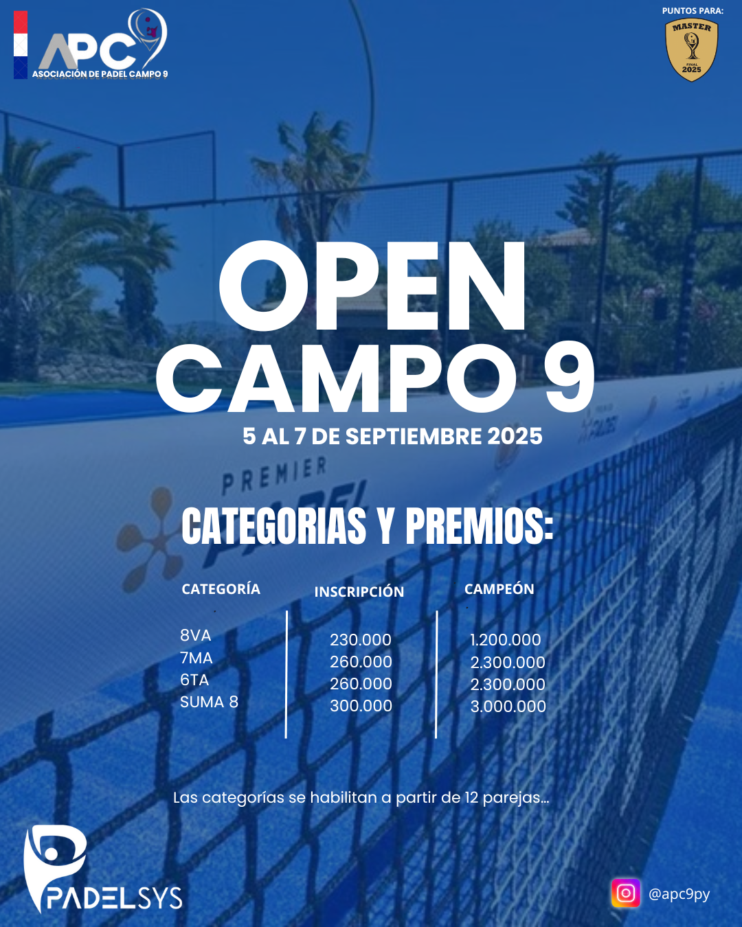 OPEN CAMPO 9